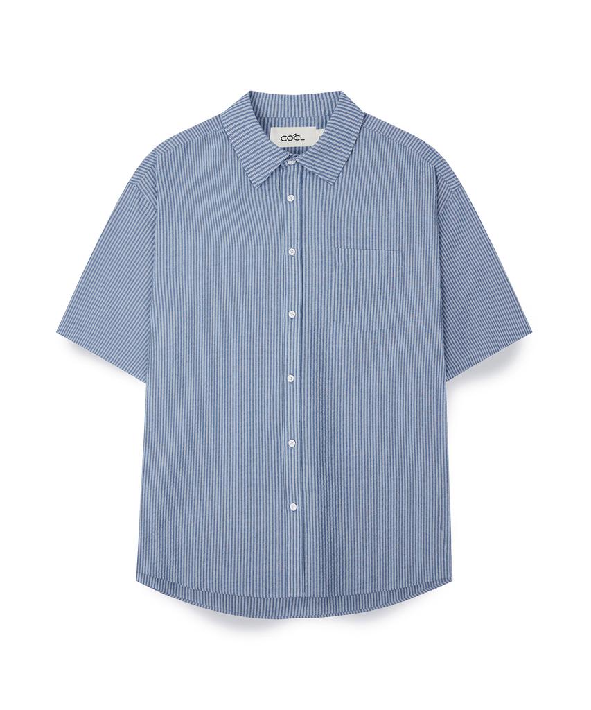 COSTUME O’CLOCK [Renewal Ver.] Cool Stripe Short Sleeve Shirt 4 Colors Coossh189