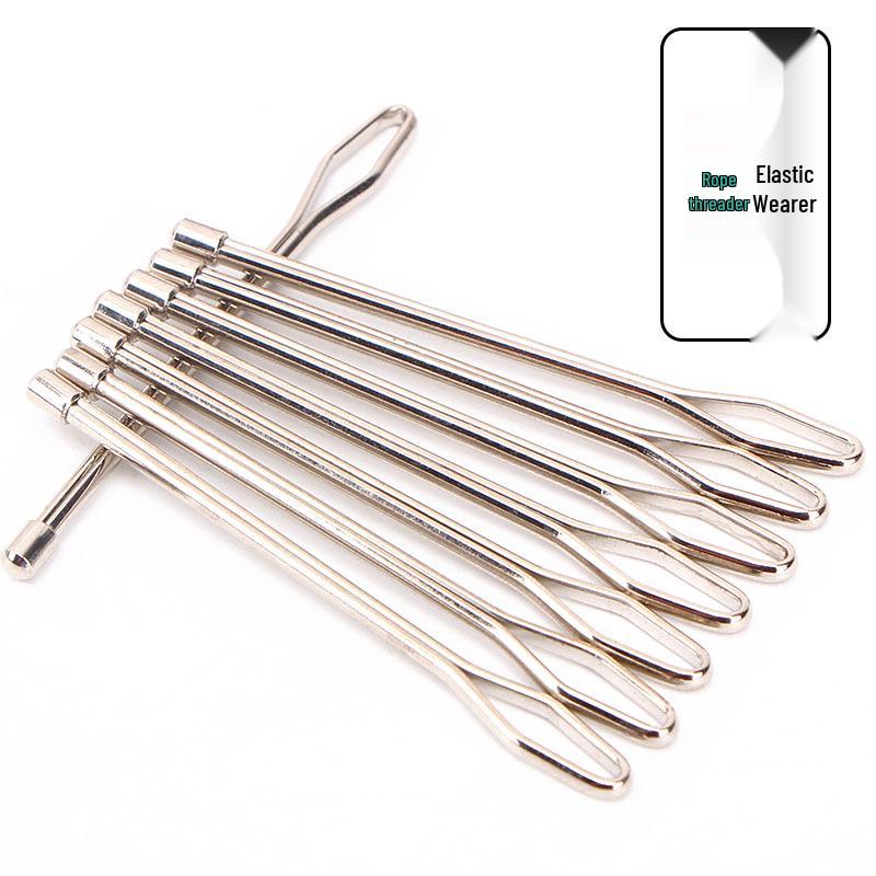 Эластичный шнур и инструмент для продевания нити для шитья