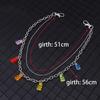 Punk Simple Hip Hop Student Girl Zinc Zinc Alloy Belt Chain Jewelry Gift Jeans Chain Bear Waist Chain