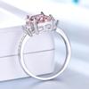 Gica Gema Genuine 925 Sterling Silver Rings For Women Wedding Romantic Jewelry Gift