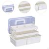 3 Layer Storage Box Craft Organizer Accessories Stackable Multifunction Caddy Portable Tackle