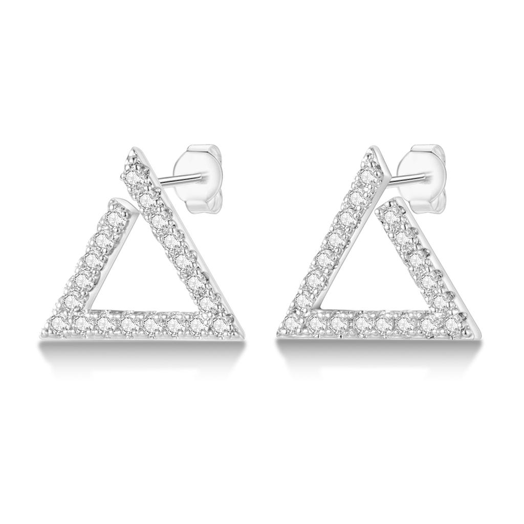 925 Silver Earring Stud For Women Moon Star Cat Design Wedding Party Jewelry Gift Handmade