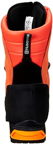 Husqvarna Zenoah Protective Leather Boots Technical 24 Size 47 Safety Boots 597659247 Orange/Gray