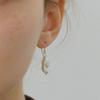 NORMALLEE [Silver 925] Hook Pearl Earrings