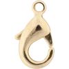 Lobster Clasps - Gold - 10.1 Mm - 5 Pcs