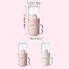 Portable Children's Cartoon Toothcare Box with Mouthwash Cup Travel & Household Dental Care Set Toothbrush Storage Case