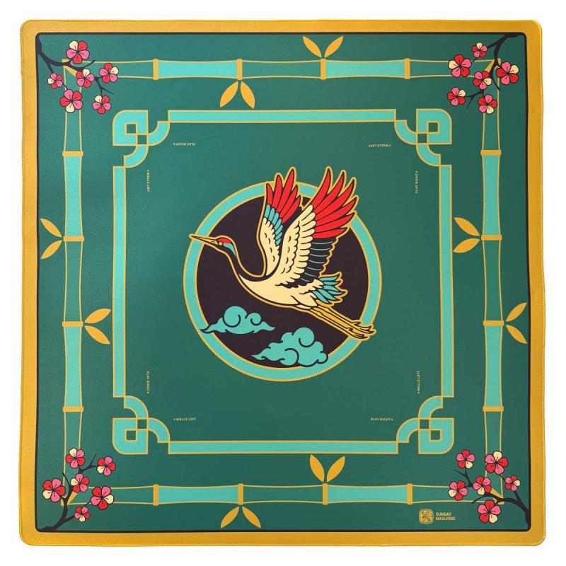 American Mahjong Mat Luxury Non Slip Noise Reduction Washable Suitable for Household & Picnic