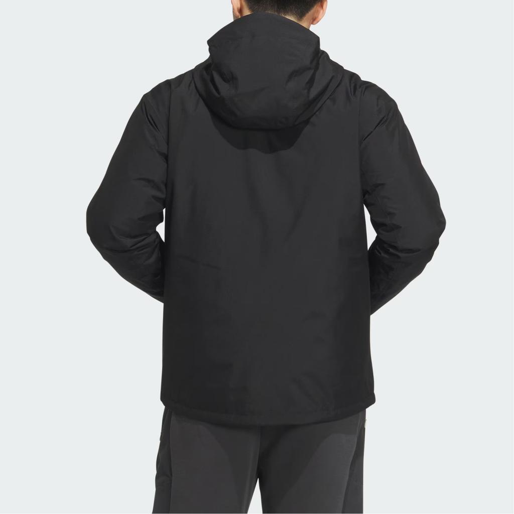 Adidas Waterproof Windproof Warm Three-In-One Down Jacket Unisex Jacket Black JM9135