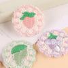Duoku Embroidery Round Fruit Embroidery Zhang Zai Clothing Accessories Handmade Diy Hairpin Hand Account Decoration Accessories Cloth Sticker
