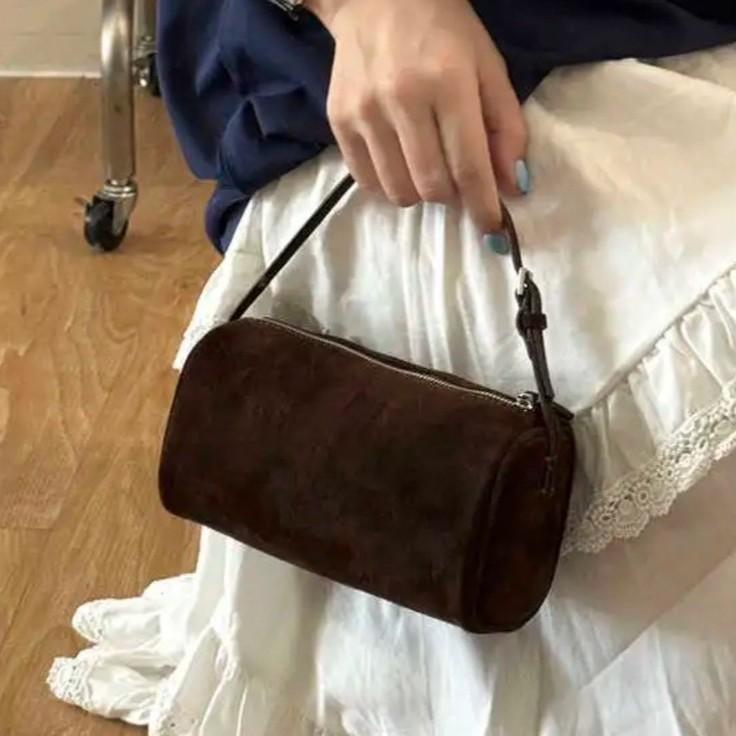 Женская сумка из матовой коровьей кожи, осенне-зимняя, высокого класса, натуральная кожа, с простой текстурой, сумка под мышку, новая модная и универсальная женская сумка