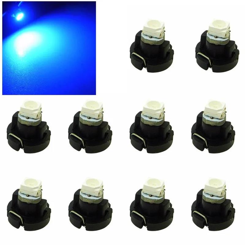 10 шт. T3 1 светодиод SMD Низкое энергопотребление Высокая яркость Длительный срок службы Автомобильные лампочки Нео-клиновидные Лампочки подсветки приборной панели и органов управления 7
