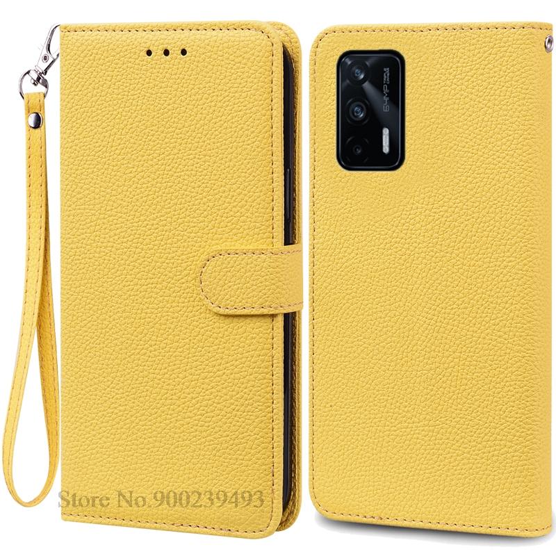 For Realme GT 5G Case Pu Leather Flip Wallet Case For Realme GT 5G Cover Phone Case For Realme GT 5G Cover Coque Fundas