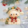 Рождественский автомобильный брелок 2D акриловый брелок Санта Олень Автомобильное зеркало Подвесное украшение Праздничный декор