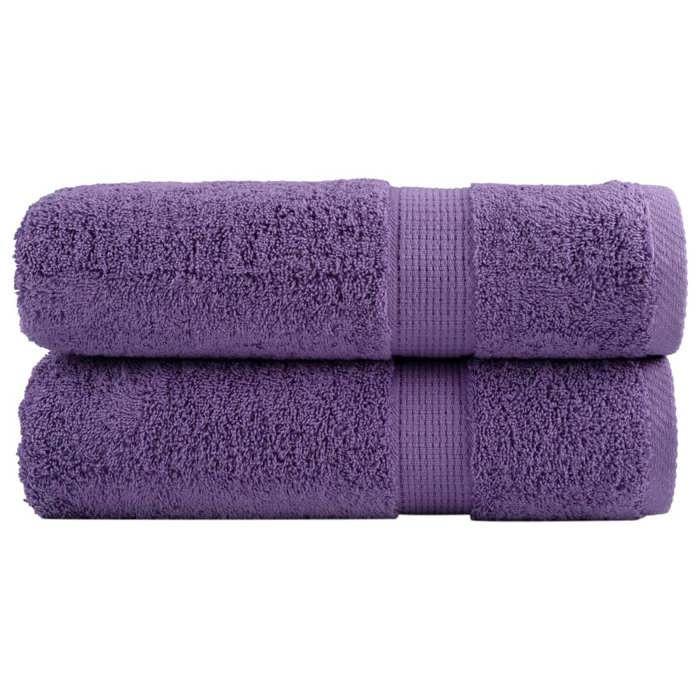 VidaXL Superior Quality Shower Towels 2 Pcs, Bath Sheets, Guest Towels, Bathroom Towels 137356