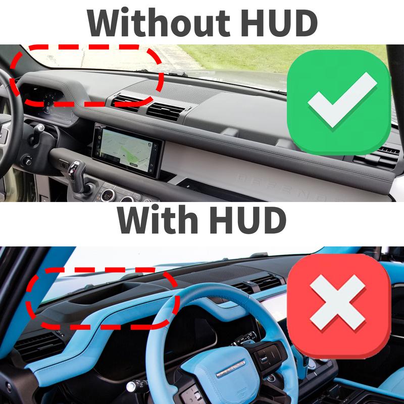 Dashmat DashMat Dashboard Cover Pad for Land Rover Defender 2024 2025 Without HUD Sunshade Protective Carpet