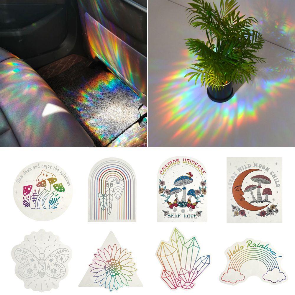 Interesting Window Decal Bedroom Decoration Wall Stickers Rainbow Maker Mirror Sticker Sun Catcher