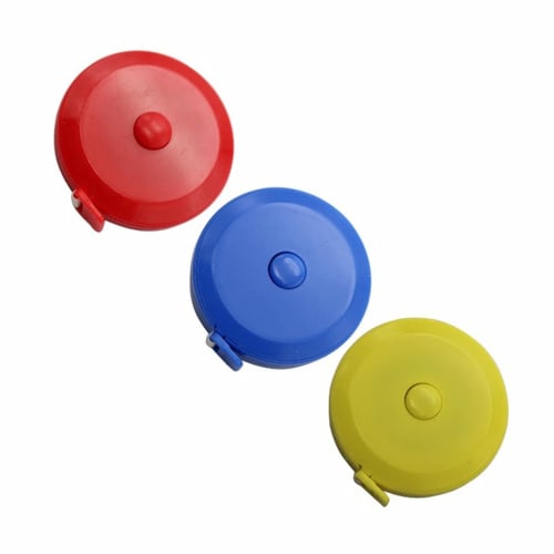 Retractable Tape Measure Pocket Body Tailor Sewing Craft Cloth Tape Measure 1.5m Random Color Portable Convenient and Clever