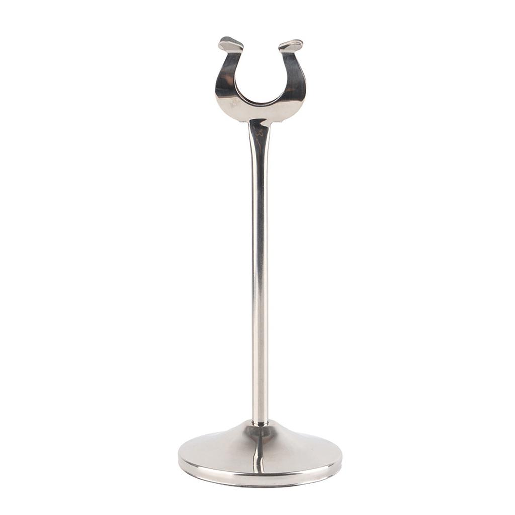 U Shaped Stainless Steel Card Table Number Holder Stand Clip for Wedding Party Restaurant