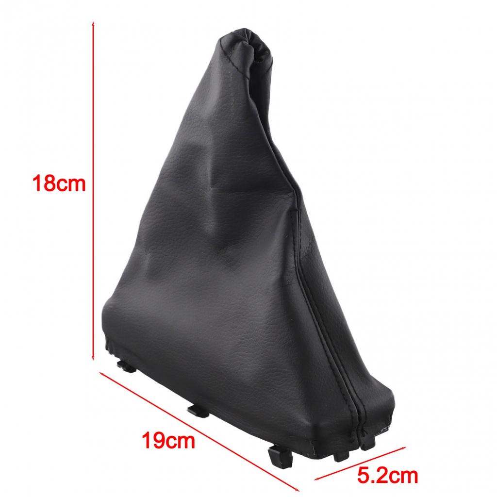 Кожаный чехол ручника черного цвета, изготовленный на заказ для салонов автомобилей