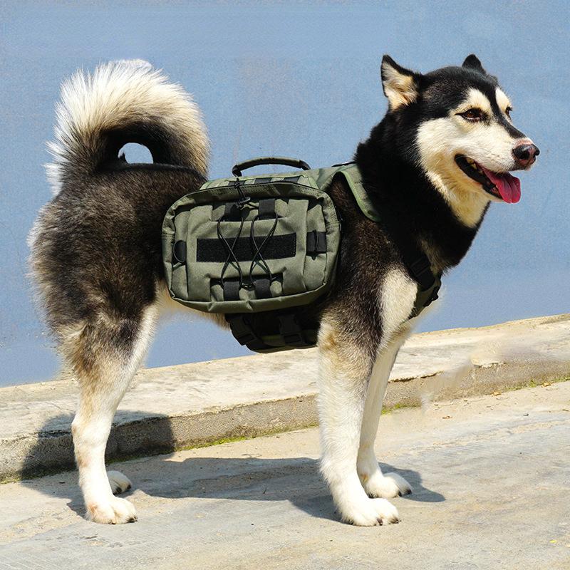 Крупномасштабный тренировочный ремень для собак, поводок для домашних животных, тактический нагрудный ремень для собак на открытом воздухе