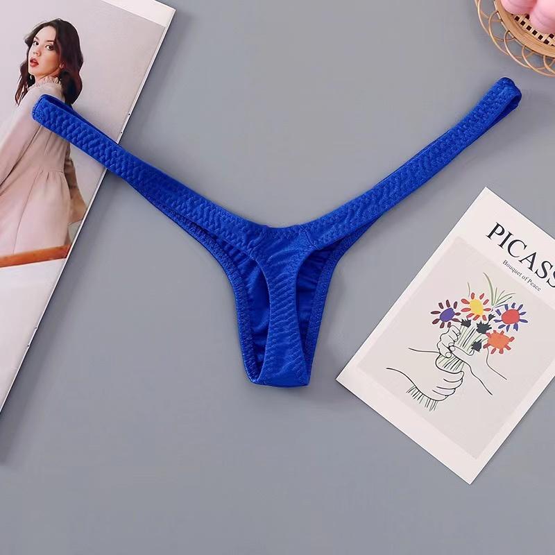 Новые женские дышащие стринги с глубоким V-вырезом, сексуальные, с низкой посадкой, мини-трусики, низ бикини, женское нижнее белье