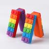 1 шт. сенсорное жевательное ожерелье кирпич жевательный детский силиконовый грызущий карандаш прорезыватель игрушка, силиконовый прорезыватель для детей с аутизмом