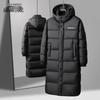 Мужской длинный пуховик с капюшоном Xuezhongfei