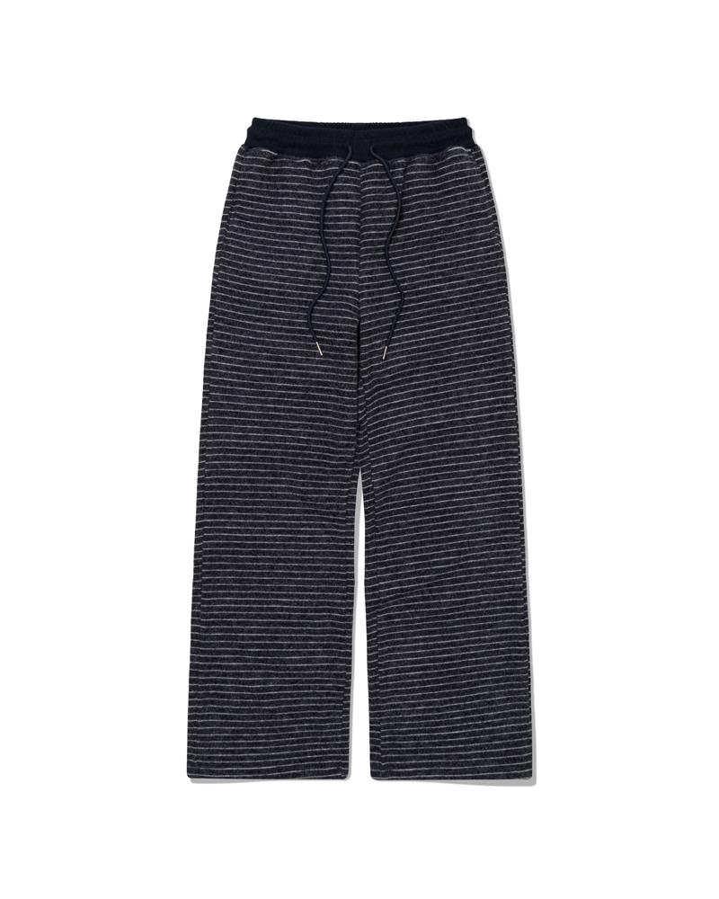 MOAA Fuzzy Stripe Pants (Navy)