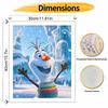 Disney Frozen Olaf oil painting art set handmade diy gift home decoration
