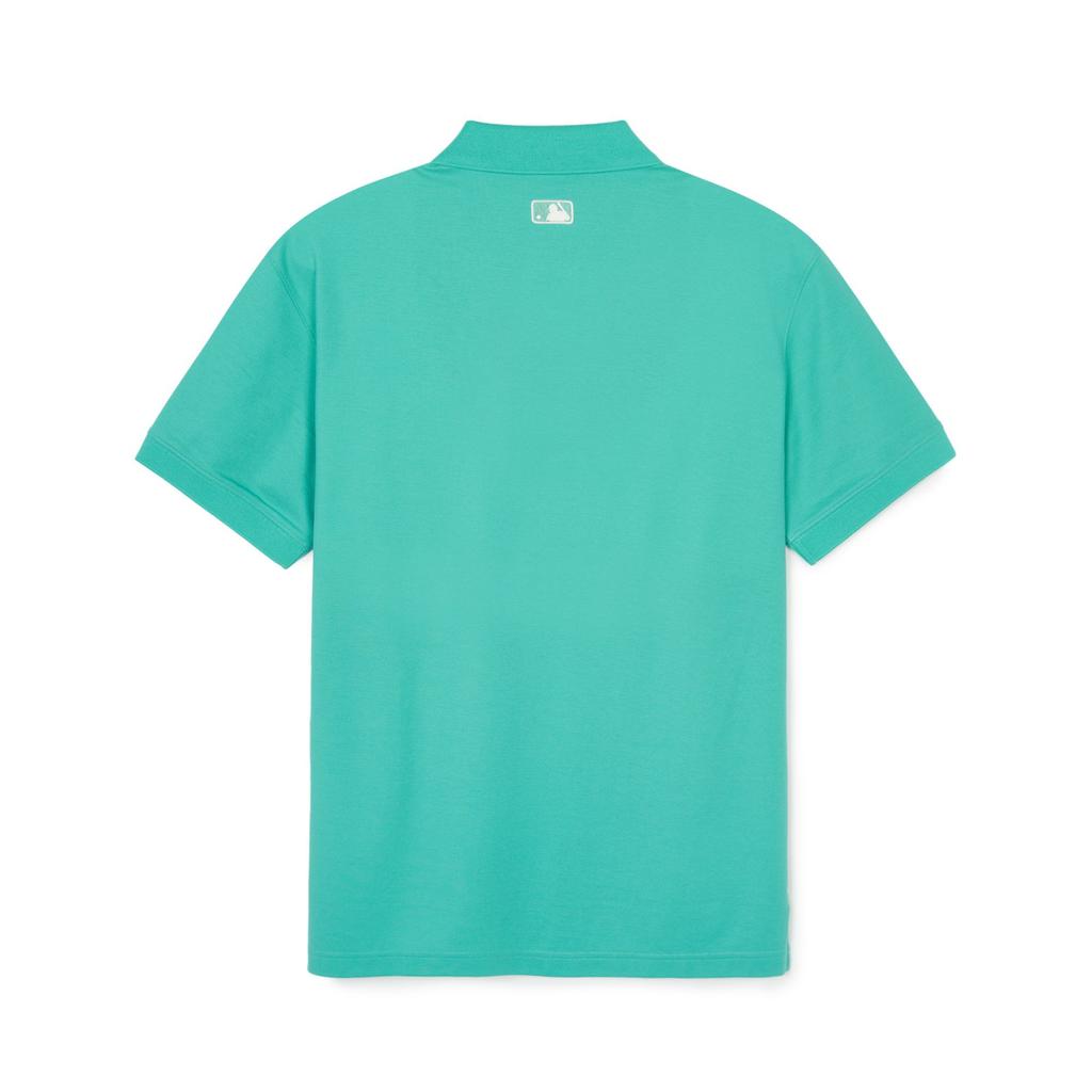 Новая футболка поло MLB Унисекс Глубокий мятный 3APQB0143-07MTD