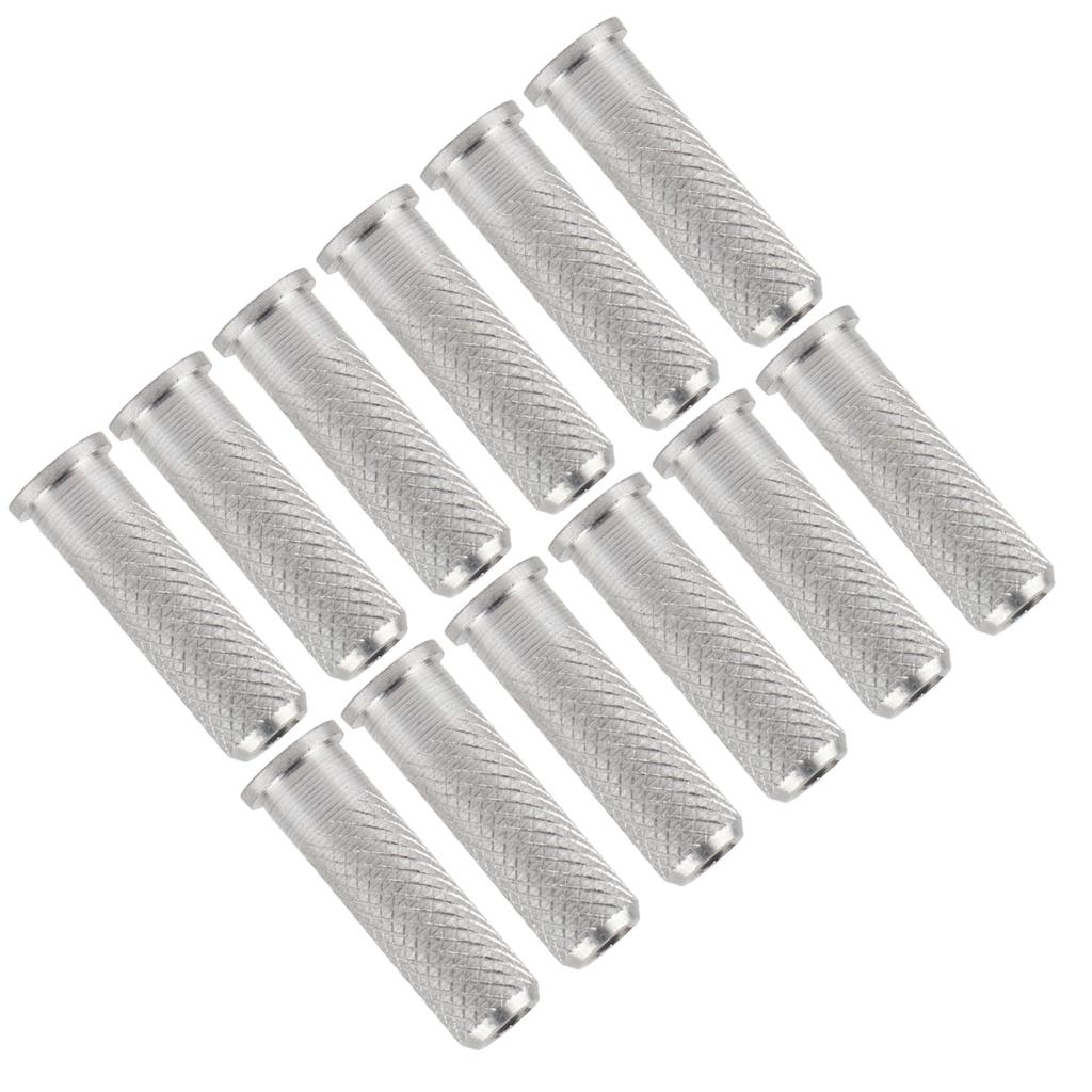 12 шт. Сменные алюминиевые вставки для стрельбы из лука для карбоновых стрел 6,2 мм