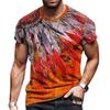 Африканские графические футболки Красочное абстрактное искусство 3D-принт Мужская Женская футболка Праздничная уличная одежда Харадзюку Детские топы Футболки Одежда