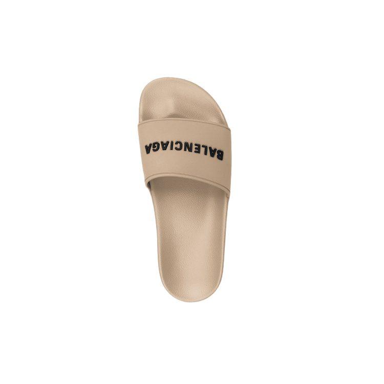 Balenciaga Шлепанцы для бассейна с принтом логотипа 565826W1S809710