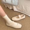 Легкие и дышащие туфли-лодочки в стиле ретро французского балета с плоским дном и небольшим горлом, женские, новинка весны 2025 года, универсальные туфли Мэри Джейн