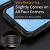 For iPhone 16 Pro Magnetic Case TPU+Acrylic Kickstand Phone Cover with Glass Lens Film