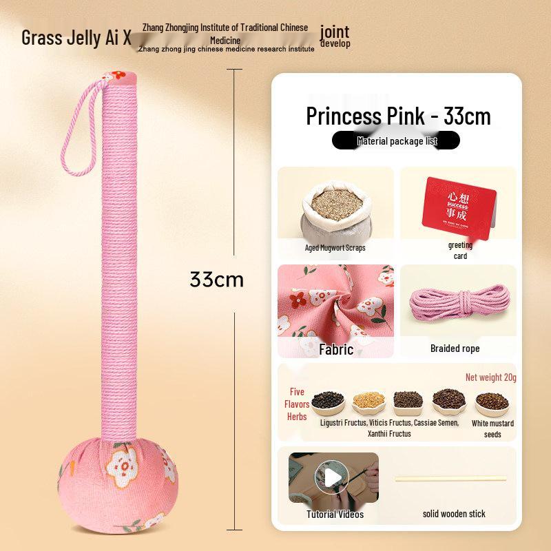 Mugwort Moxibustion Hammer DIY Kit - Handmade Gift for Chongyang Festival, Elderly & Team Activities