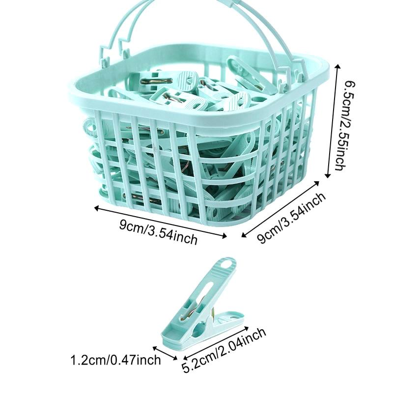 30 шт. практичных пластиковых прищепок для белья, прищепки для белья, органайзер для хранения, зажимы для полотенец и одеял с корзиной
