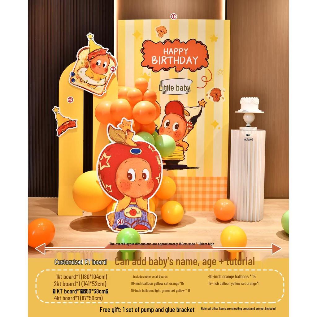 Star Theme Baby's First Birthday & 100 Days Celebration Customized KT Board Decoration for Hotels