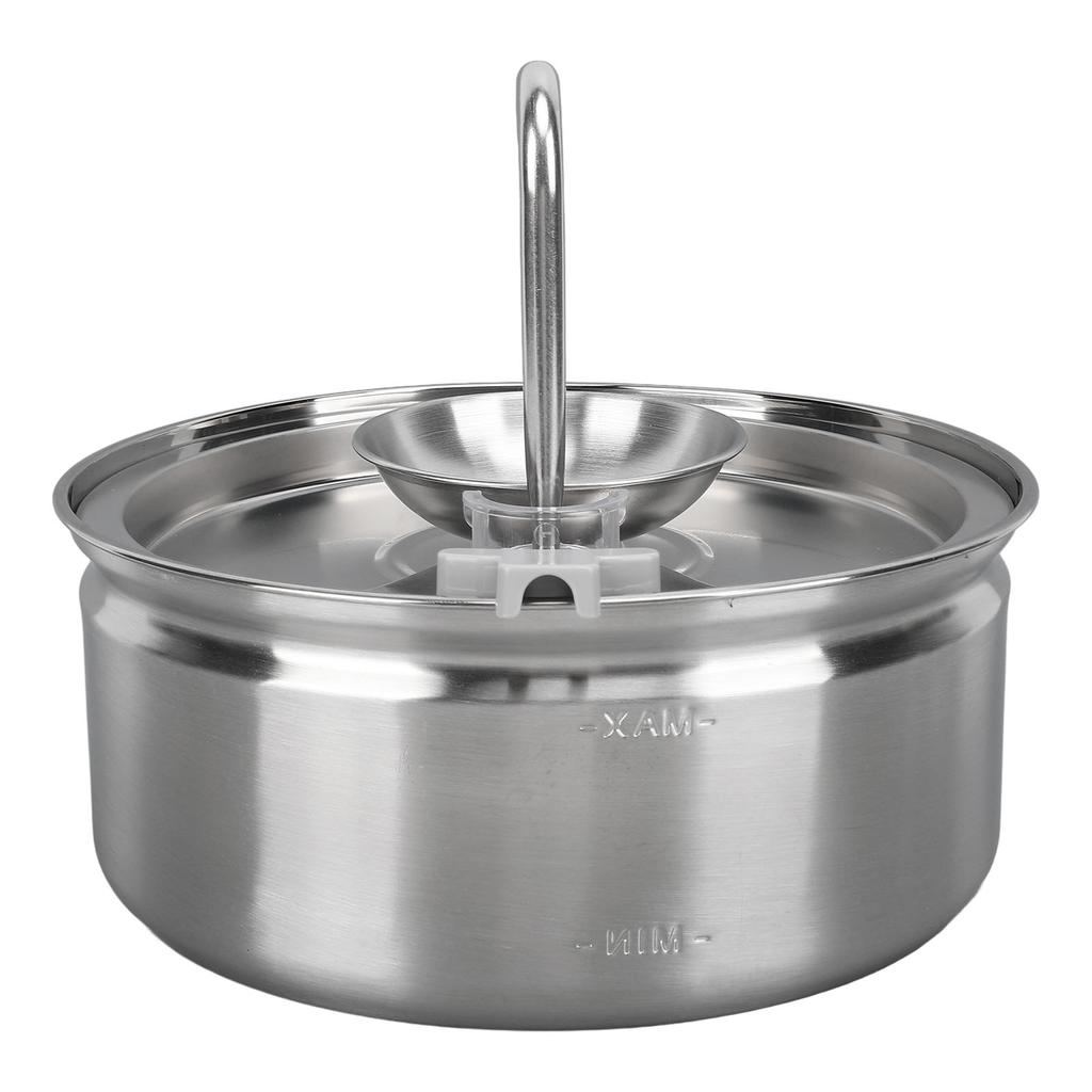 Cat Water Fountain Stainless Steel 3.2L Automatic Circulation Pet Drinking Dispenser Quiet Dog Drinking Waterer with