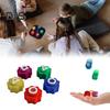 5Pcs Korean Traditional Stone Catching Game with Tray Hand-Eye Coordination Training Jacks Stone Kids Adults Family Night Party Pebble Grabbing Toy
