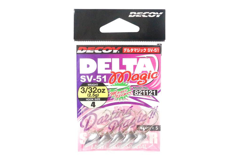 Decoy Джиг-головка SV-51 Delta Magic размер 4, 3/32 унции (1121)