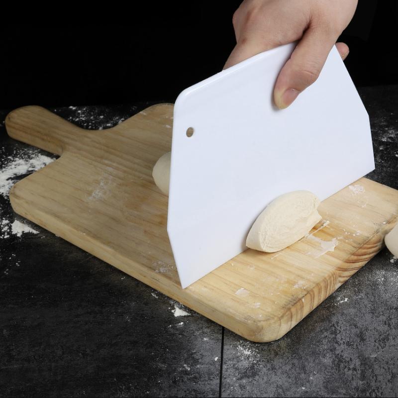 Пластиковый скребок Скребок для рисовых блинчиков Ролл Скребок для теста для хлеба и крема Мягкая лопатка Доска для соскребания масла Бытовая кухонная выпечка