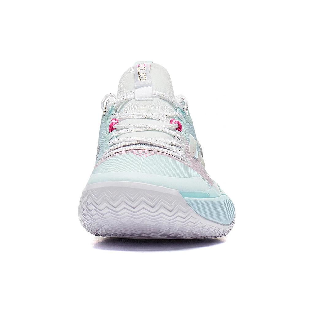 New LiNing Speed 9 Premium Cushioning Wear Resistant Low Top Basketball Shoes Men's Aqua Blue ABAT015-1