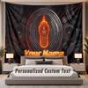 Custom Name Text Tapestry Kenworth Personalized Polyester Wall Tapestry For Bedroom And Room