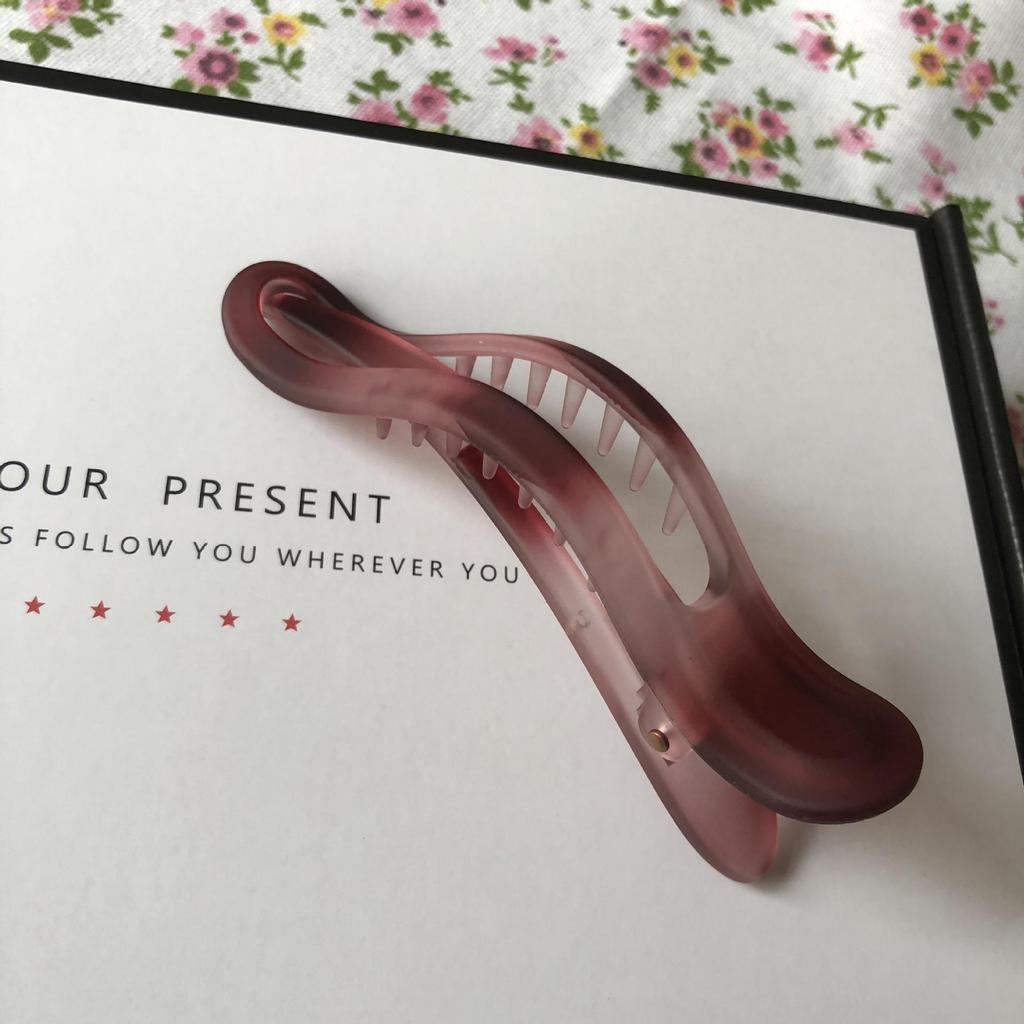 Элегантная горизонтальная заколка для волос «конский хвост» в форме утконоса — шпилька в форме акулы для надежной фиксации на затылке