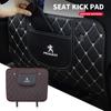 New PU Leather Car Anti-Kick Mats Car Seat Back Protector Cover For Peugeot 206 208 306 307 308 407 408 508 2008 3008 Accessorie