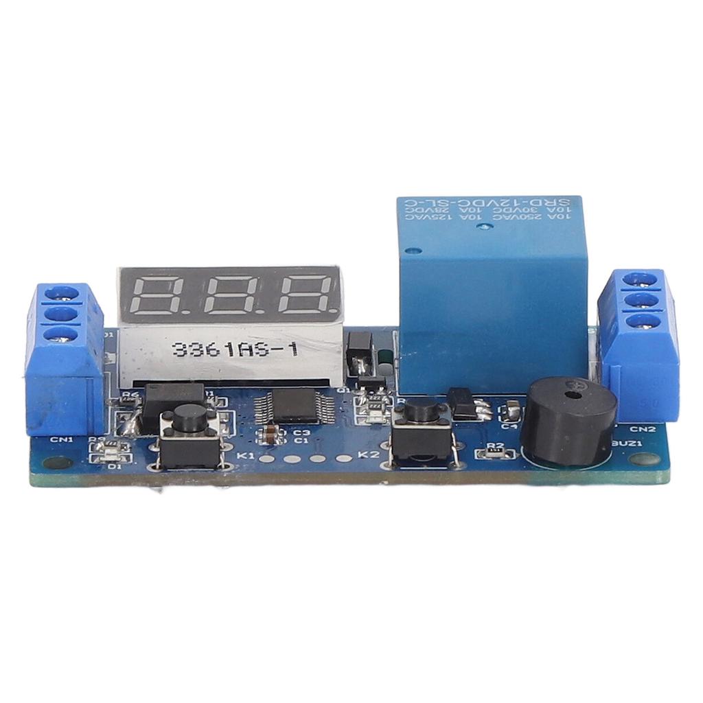 Time Relay Module Anti Interference MCU Online Programming 1 Channel Cycle Delay Relay with Digital