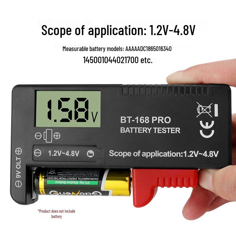 BT-168 PRO Тестер батарей - Цифровой инструмент для измерения напряжения и емкости для различных моделей