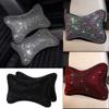 2 Pcs Diamond Bling Car Neck Pillow for Car Seat Driver Auto Seat Headrest Cushion Crystal Rhinestone Rainbow Bling Accessories