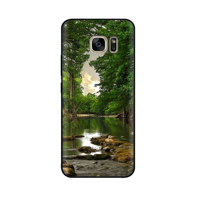 Силиконовый чехол для Samsung Galaxy S7 Edge, чехол S7, чехол для телефона Samsung Galaxy S6 Edge S 6, полная защита, мягкая задняя крышка